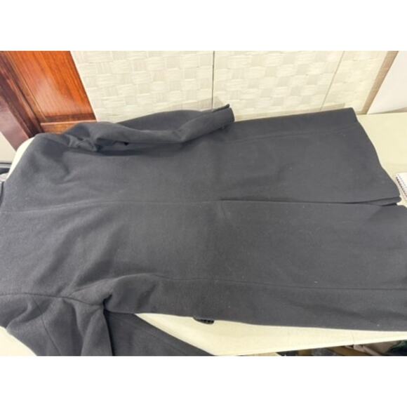 "Wool & Cashmere" Men's Black Trench 48R Goth Grunge Dark Romance QUiet Luxury - Picture 15 of 16